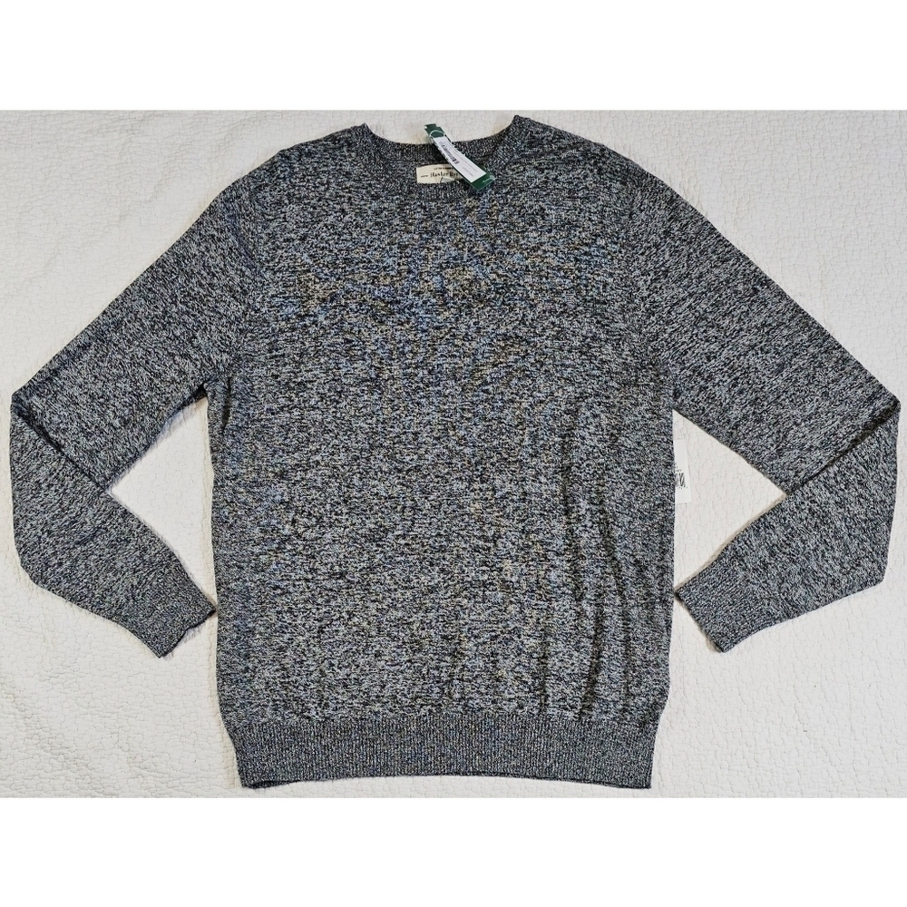 NWT Hawker Rye Gray Cotton Cashmere Sweater